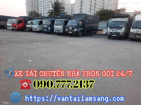 Cho thuê xe tải chở hàng KCN Tân Đô