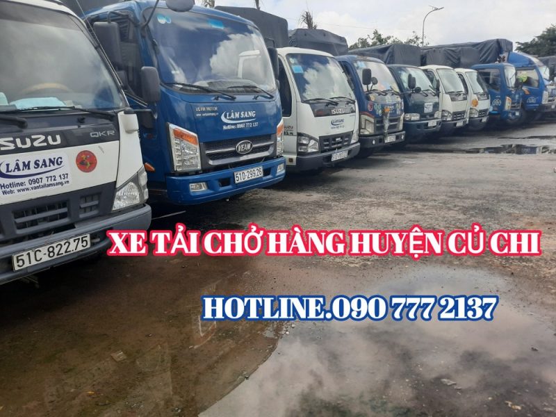 Xe tải chở hàng huyện Củ Chi uy tín giá rẻ Công ty TNHH TM DV vận tải Lâm Sang