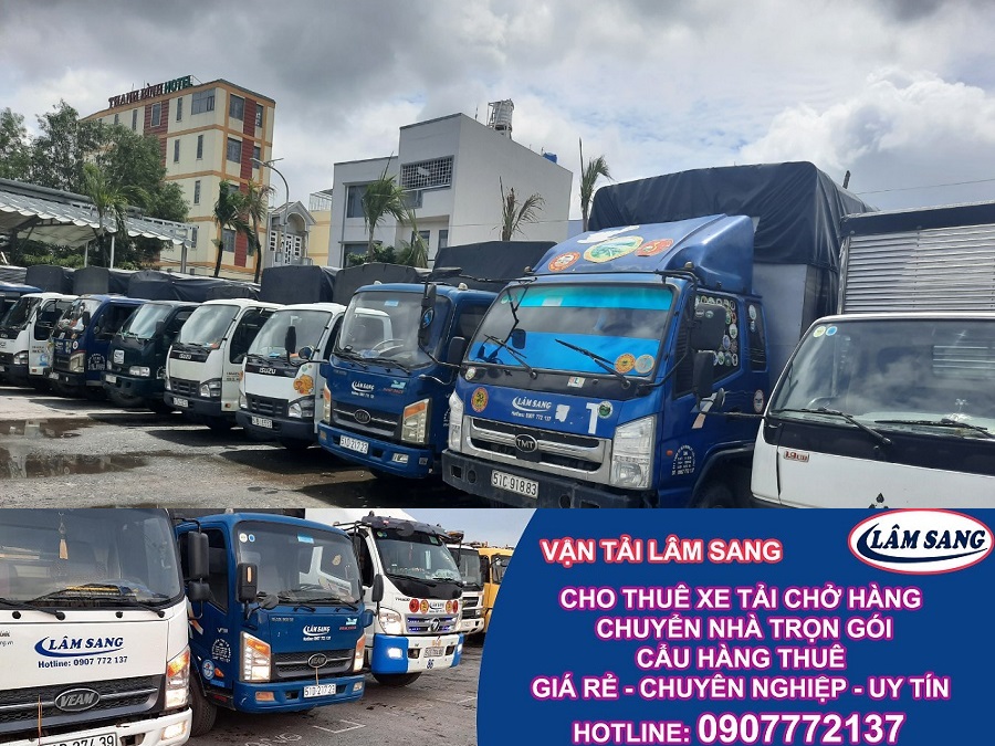 Cho thuê xe tải chở hàng KCN Hải Sơn