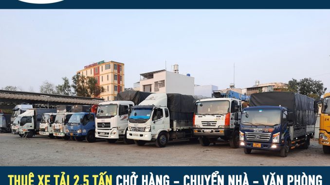Thuê xe tải 2.5 tấn giá rẻ - vận tải Lâm Sang giá rẻ tại tphcm