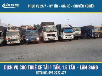 Cho thuê xe tải chở hàng 1.5 tấn giá rẻ tại tphcm