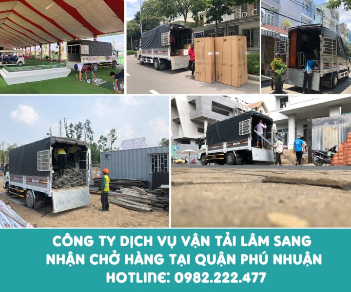 Dịch vụ nhận chở hàng tại quận Phú Nhuận