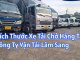 Xe tải nhẹ chở tối đa được bao nhiêu khối?